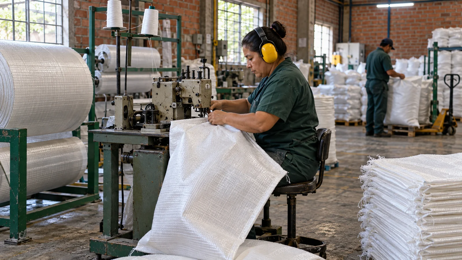 Fabricación de sacos de polipropileno